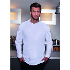 Long-Sleeve Throw-Over Chef Shirt Basic Karlowsky BJM 4 - Kurtki szefa kuchni