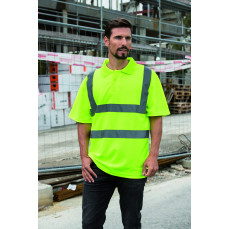 High-End Polycotton Hi-Vis Polo Shirt Cambridge Korntex KXPCPOLO - Koszulki