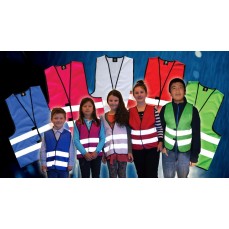 Kids´ Hi-Vis Functional Safety Vest Aarhus Korntex KWW100 - Kamizelki