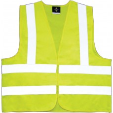 Hi-Vis Safety Vest With 4 Reflective Stripes Hannover Korntex KX140 - Kamizelki