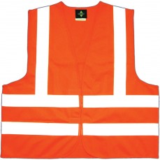 Hi-Vis Safety Vest With 4 Reflective Stripes Hannover Korntex KX140 - Kamizelki