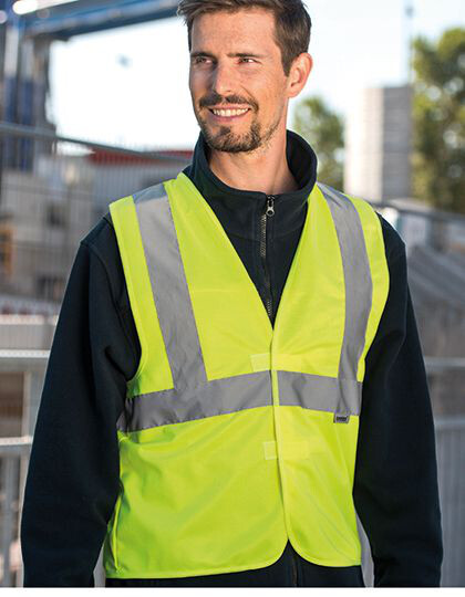 Hi-Vis Safety Vest With 3 Reflective Stripes Bremen Korntex KXDR - Kamizelki