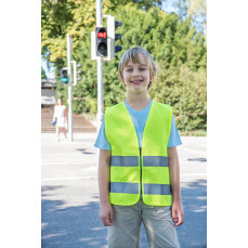 Kids´ Hi-Vis Safety Vest With Front Zipper Aalborg Korntex KWRX - Kamizelki