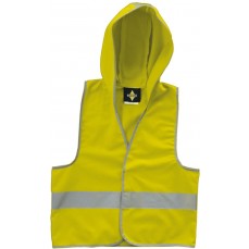 Kids´ Hooded Hi-Vis Safety Vest Odense Korntex KXKWH - Kamizelki