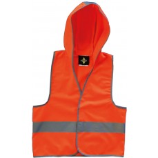 Kids´ Hooded Hi-Vis Safety Vest Odense Korntex KXKWH - Kamizelki