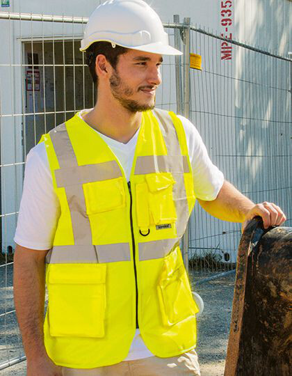 Executive Multifunctional Safety Vest Berlin Korntex KXMF - Kamizelki