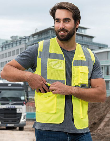 Multifunctional Hi-Vis Mesh-Vest Athens Korntex KXEXQ - Kamizelki