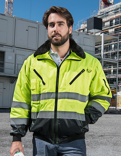 Robust 4-in-1 Hi-Vis Pilot Jacket Oslo Korntex KXPJ - Kurtki (Soft-Shell)