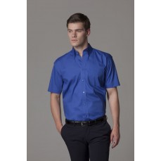 Men´s Classic Fit Premium Oxford Shirt Short Sleeve Kustom Kit KK109 - Z krótkim rękawem
