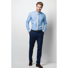 Men`s Slim Fit Workwear Oxford Shirt Long Sleeve Kustom Kit KK184 - Koszule biznesowe
