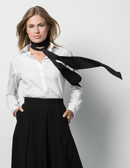 Koszulka damska z długimi rękawami Premium Non Iron Corporate Kustom Kit KK316 - Z długim rękawem