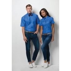 Men´s Classic Fit Workwear Oxford Shirt Short Sleeve Kustom Kit KK350 - Z krótkim rękawem