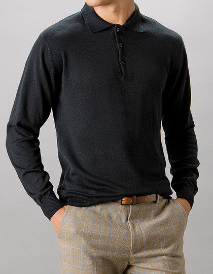 Męska koszulka polo z długimi rękawami Arundel Kustom Kit KK356 - Z długim rękawem