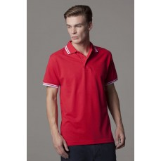 Classic Fit Tipped Collar Polo Kustom Kit KK409 - Z krótkim rękawem