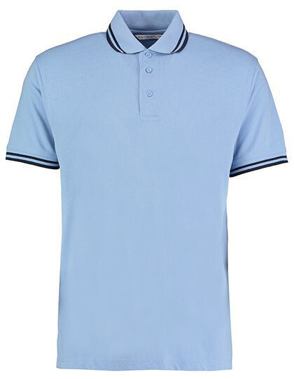 Classic Fit Tipped Collar Polo Kustom Kit KK409 - Z krótkim rękawem