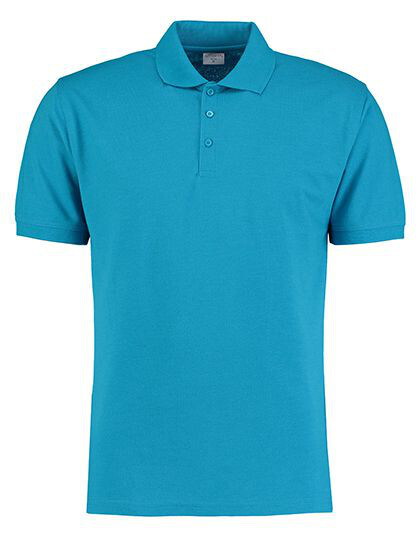 Men´s Slim Fit Klassic Superwash® 60° Polo Kustom Kit KK413 - Z krótkim rękawem