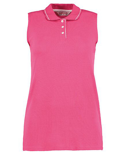 Women´s Classic Fit Sleeveless Polo Kustom Kit KK730 - Z krótkim rękawem