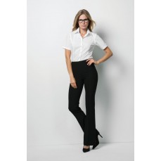 Women´s Tailored Fit Business Shirt Short Sleeve Kustom Kit KK742F - Z krótkim rękawem