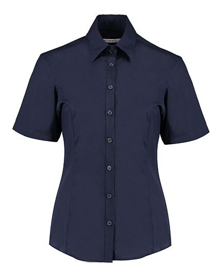 Women´s Tailored Fit Business Shirt Short Sleeve Kustom Kit KK742F - Z krótkim rękawem