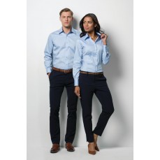 Contrast Premium Oxford Shirt Kustom Kit KK789 - Z długim rękawem