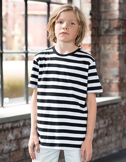 Kids Stripy Tee Mantis Kids MK109s - Krótki rękaw