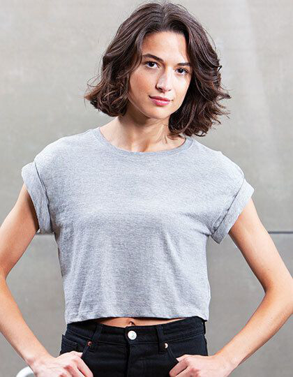 Women´s Crop Top T Mantis M96 - Okrągły dekolt