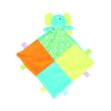 Baby Multi Coloured Comforter With Rattle Mumbles MM701 - Nici, folie i akcesoria