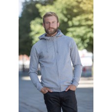 Unisex Hoodie With Hidden Zip Neutral O63401 - Tylko męskie