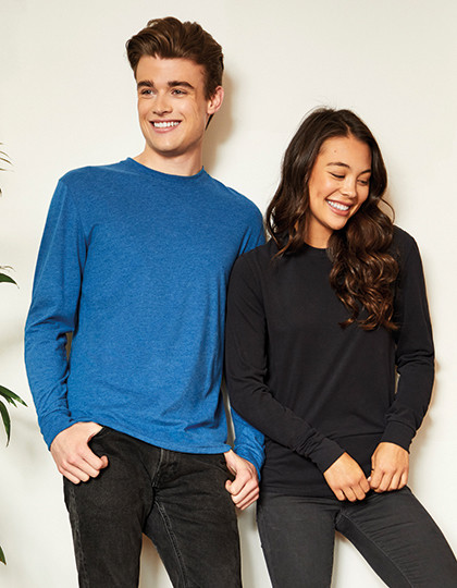 Unisex Sueded Long Sleeve Crew-T Next Level Apparel 6411 - Z długim rękawem