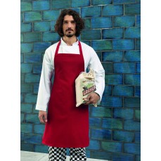 Organic Cotton Bib Apron (No Pocket) Premier Workwear PR102 - Fartuchy