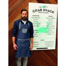 Domain Contrast Denim Bib Apron Premier Workwear PR127 - Fartuchy