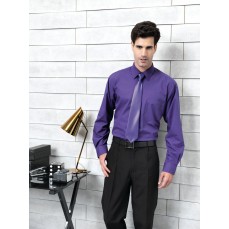 Men´s Poplin Long Sleeve Shirt Premier Workwear PR200 - Z długim rękawem
