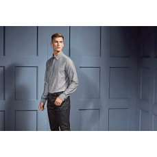 Men´s Organic Chambray Fairtrade Long Sleeve Shirt Premier Workwear PR247 - Koszule męskie