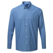 Men´s Maxton Check Long Sleeve Shirt Premier Workwear PR252 - Z długim rękawem