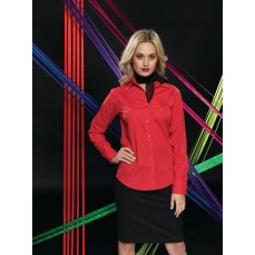 Women´s Poplin Long Sleeve Blouse Premier Workwear PR300 - Koszule biznesowe