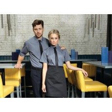 Women´s Poplin Short Sleeve Blouse Premier Workwear PR302 - Z krótkim rękawem