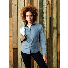 Ladies Long Sleeve Fitted Friday Shirt Premier Workwear PR314 - Z długim rękawem