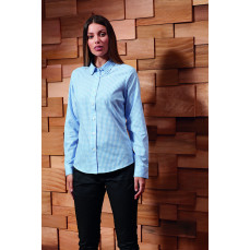 Women´s Maxton Check Long Sleeve Shirt Premier Workwear PR352 - Z długim rękawem