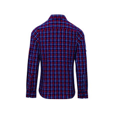 Sidehill Check Womens Long Sleeve Cotton Shirt Premier Workwear PR356 - Z długim rękawem