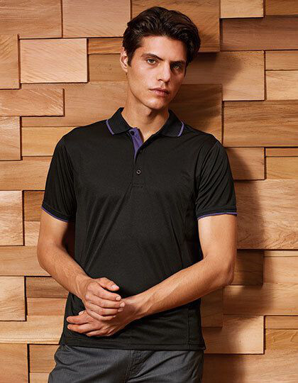 Men´s Contrast Coolchecker® Polo Premier Workwear PR618 - Z krótkim rękawem