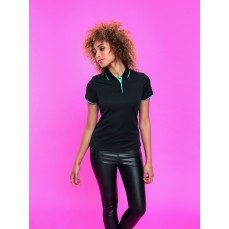 Women´s Contrast Coolchecker® Polo Premier Workwear PR619 - Z krótkim rękawem