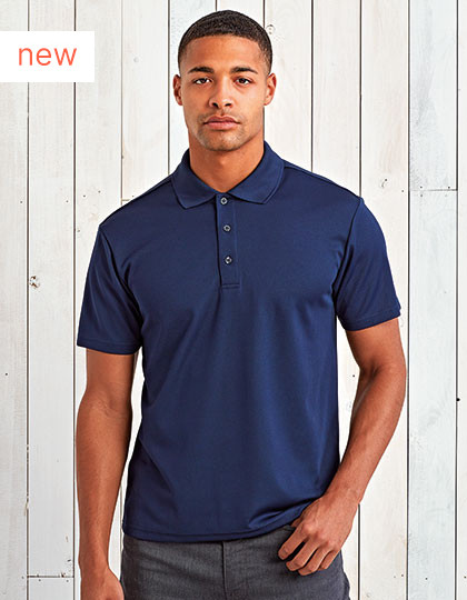 Men´s Spun-Dyed Sustainable Polo Shirt Premier Workwear PR631 - Okrągły dekolt