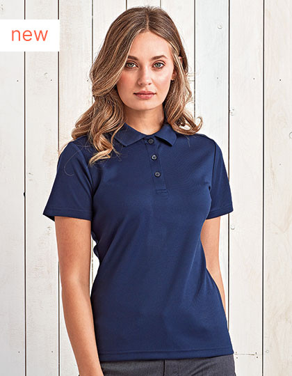 Women´s Spun-Dyed Sustainable Polo Shirt Premier Workwear PR633 - Okrągły dekolt