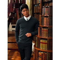 Men´s V-Neck Knitted Sweater Premier Workwear PR694 - Męskie