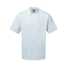 Essential Short Sleeve Chef´s Jacket Premier Workwear PR900 - Z krótkim rękawem