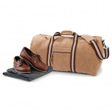 Vintage Canvas Holdall Quadra QD613 - Torby podróżne