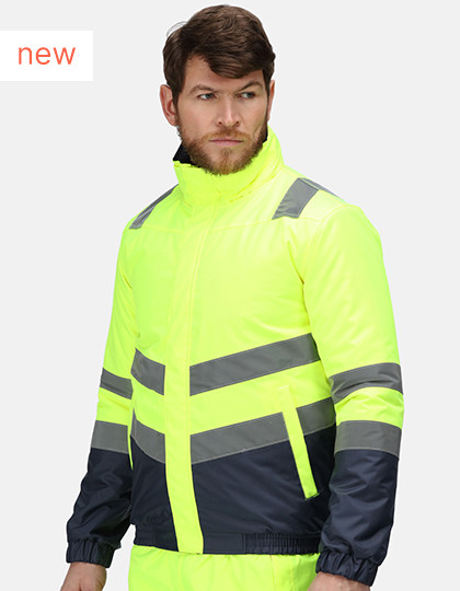 Pro Hi-Vis Classic Bomber Jacket Regatta High Visibility TRA218 - Odzież Robocza