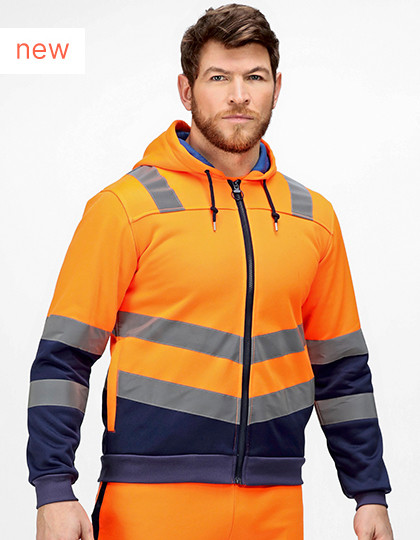 Pro Hi-Vis F/Z Hoodie Regatta High Visibility TRF625 - Kurtki (Soft-Shell)