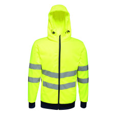 Hi-Vis Pro FZ Extol Stretch Hoodie Jacket Regatta TRA471 - Nowości Jesień 2018