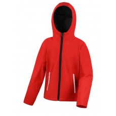 Junior TX Performance Hooded Soft Shell Jacket Result Core R224J - Kurtki